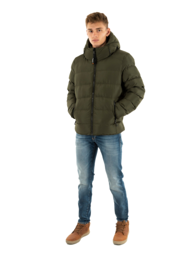 Doudounes superdry hooded sports h1q army khaki/army khaki