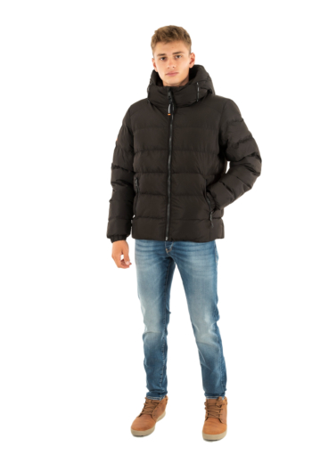 Doudounes superdry hooded sports 16a black/black