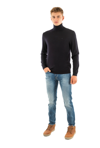 Pull hiver armani exchange 8nzm3c 1510 navy