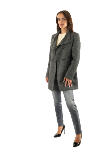 Manteaux only sedona dark grey melange melange