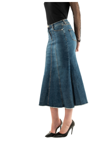 Jupe morgan 252-jafter denim stone