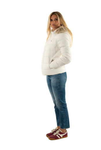 Doudounes tommy jeans basic ybl ecru