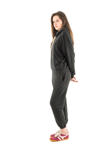 Sweat sweet pants endless zipup black