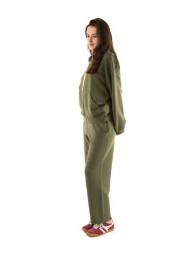 Sweat sweet pants endless zipup leaf