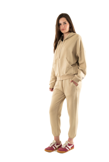 Sweat sweet pants endless zipup white pepper