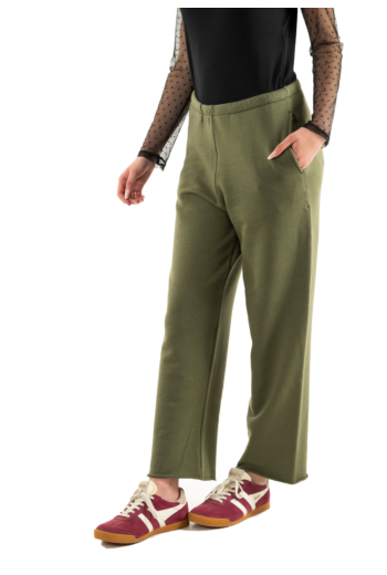 Jogging sweet pants endless straig leaf