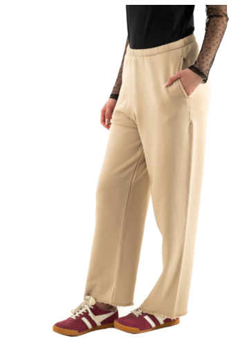 Jogging sweet pants endless straig white pepper