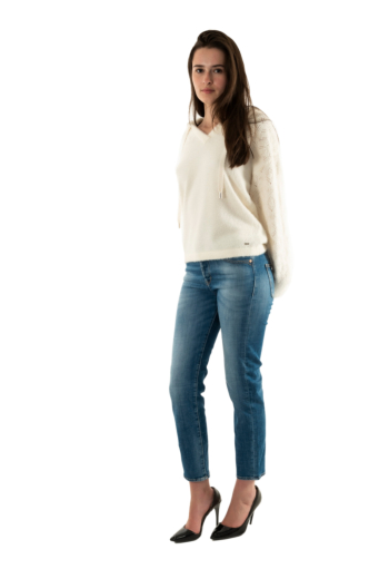 Pull hiver morgan 252-mbalou ivoire m