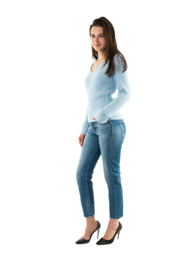 Pull hiver morgan 212-moove bleu moyen