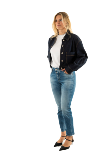 Blousons et vestes morgan 252-gadza denim brut