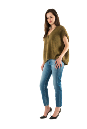 Gilets cardigans grace & mila savant olive