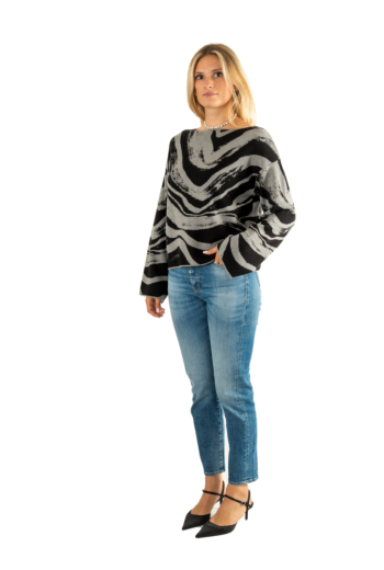 Pull hiver bsb 054-260024 86 grey melange