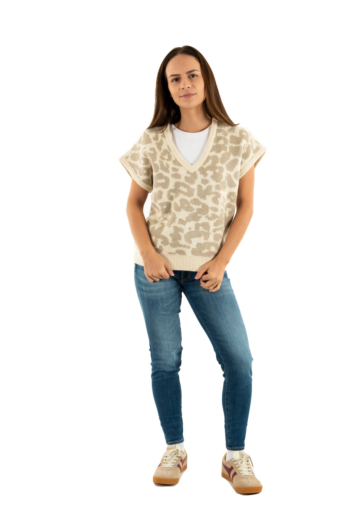Pull hiver sun valley ulken 1050 beige clair