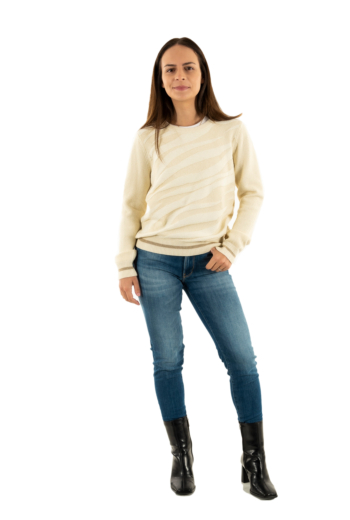 Pull leger yes zee m011  bi00 157 avorio