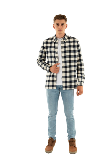 Chemise lacoste ch5097 bir farine/panorama-marine