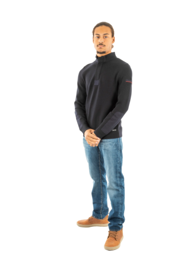 Pull hiver saint james loup de mer ii navy