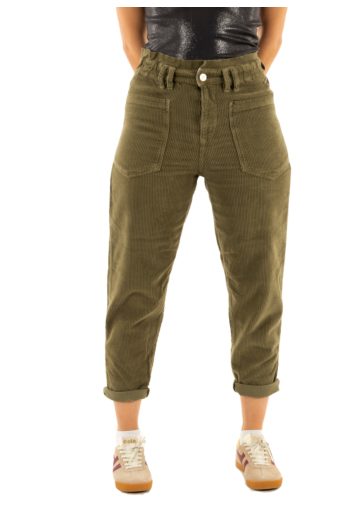 Pantalons freeman t. porter joyce veluto velu f493 forest night