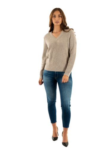 Pull hiver saint james lancy beige chine