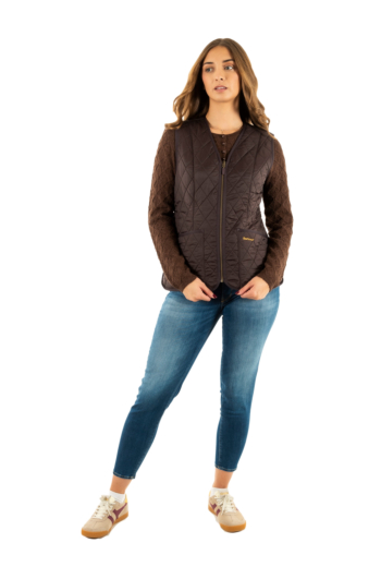 Gilets sans manche barbour fleece betty liner br71 brown