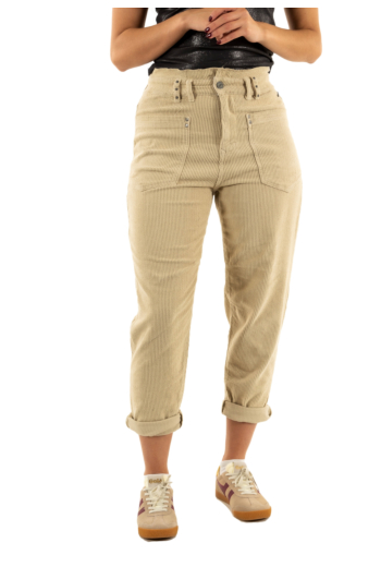 Pantalons freeman t. porter joyce veluto velu f1234 overcast
