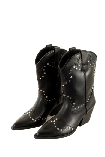 Bottines corina botin cowboy negro