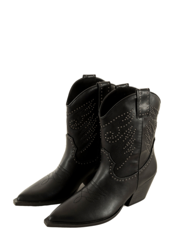 Bottines corina botin cowboy negro