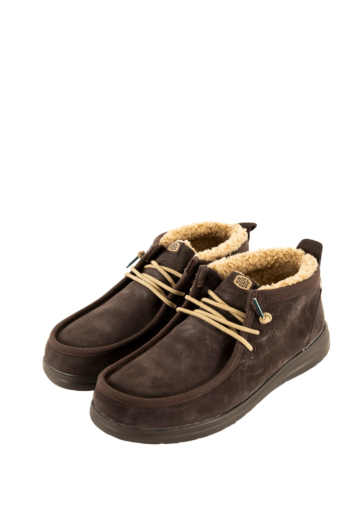 Chaussures bateau hey dude wallyb mid gripr warmth 2iv mole brown