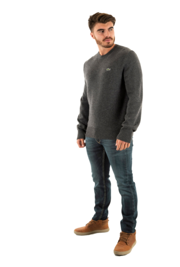 Pull hiver lacoste ah2916 050 bitume chine