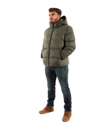 Doudounes tommy jeans essentials down mrh pewter green