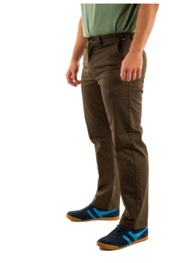 Pantalons vans authentic chino coal brown emp1