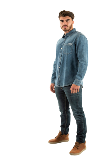 Chemise calvin klein jeans casual classic whz ck vintage indigo