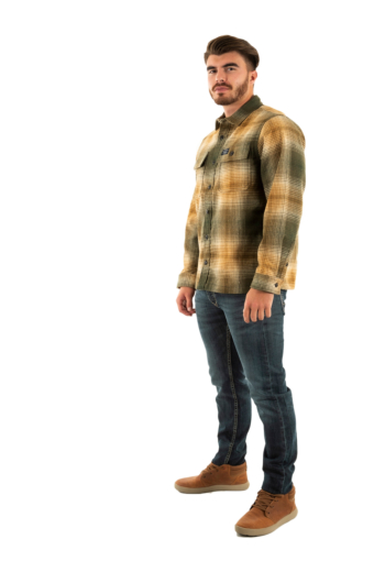 Chemise superdry wool miller i1u western ombre olive green