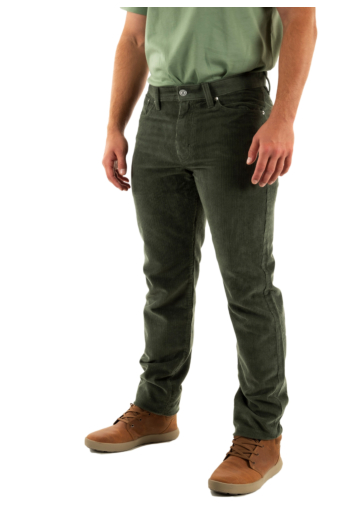 Pantalons tommy jeans ryan cord mrh pewter green