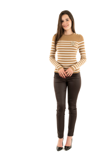 Pull hiver morgan 242-mray camel m