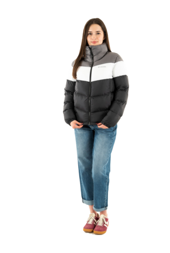 Doudounes columbia puffect ii colorblock 010 black, white