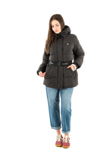 Doudounes calvin klein jeans belted midweight puf ub1 black