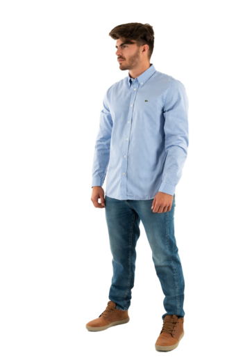 Chemise lacoste ch2932 f6z blanc/panorama