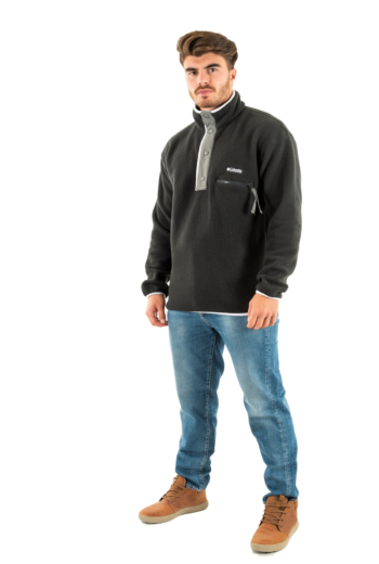 Pull hiver columbia helvetia ii half snap fl 010 black