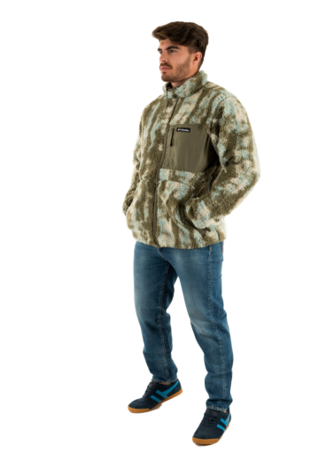 Pull hiver columbia winter pass reversible f 397 stone green, tr