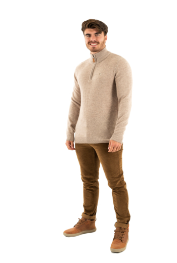 Pull hiver Benson & Cherry federup beige