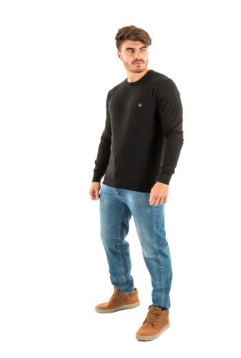 Pull hiver Benson & Cherry founder noir