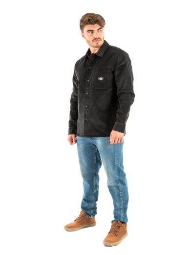 Chemise dickies corduroy blk1 black