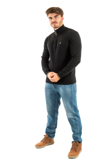 Pull hiver Benson & Cherry floxtopo noir