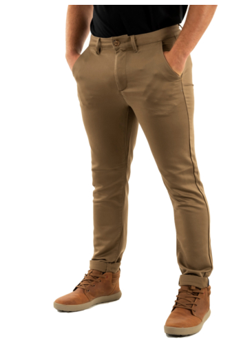 Pantalons Benson & Cherry classic taupe