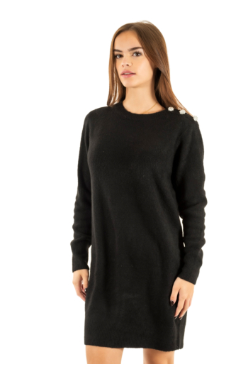 Robe only melody black bling button
