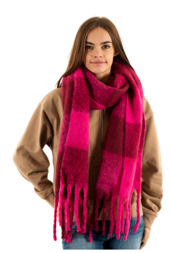 Echarpe Le Temps Des Cerises mikel 5011 fuschia