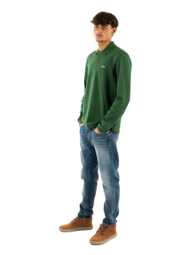 Polos manches longues lacoste l1312 132 vert