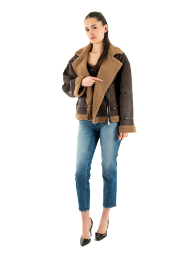 Blousons et vestes only kendra chocolate torte cocoa créme