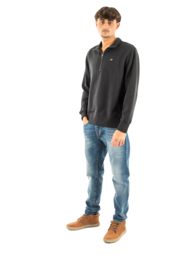 Sweat dockers quarter zip 0005 beautiful black
