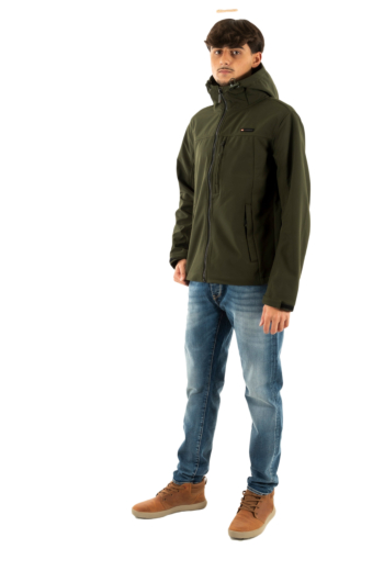 Blousons et vestes superdry soft shell trekker 1km surplus goods olive green